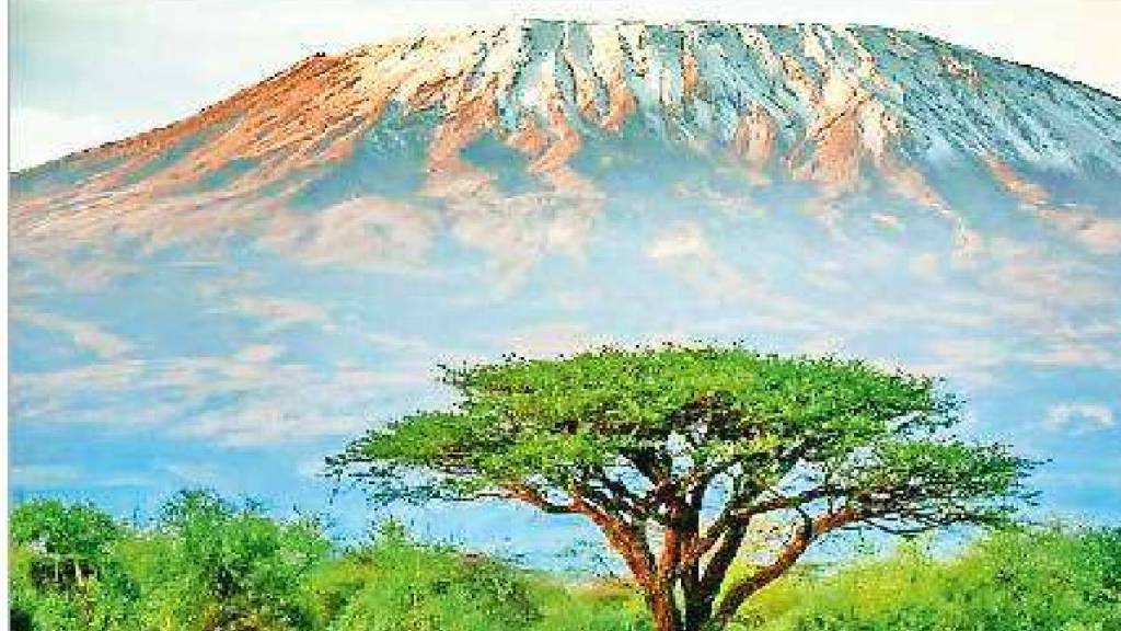 Loksatta kutuhal dormant volcanic mountain Kilimanjaro