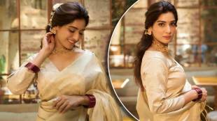 marathi actress neha khan saree look