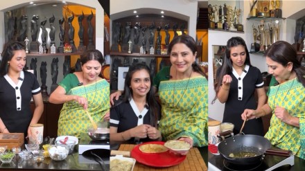 nivedita saraf shared a video of she is making special dish for palavi kadam