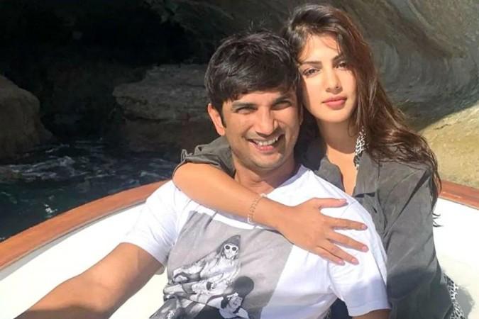 Rhea Chakraborty with Sushant