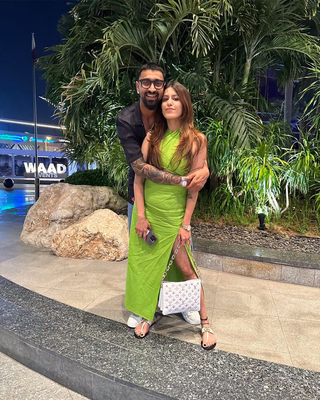 very glamorous photos of rcb Krunal pandya wife