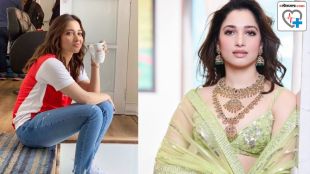Actress Tamannaah Bhatia starts her day with a cup of coffee