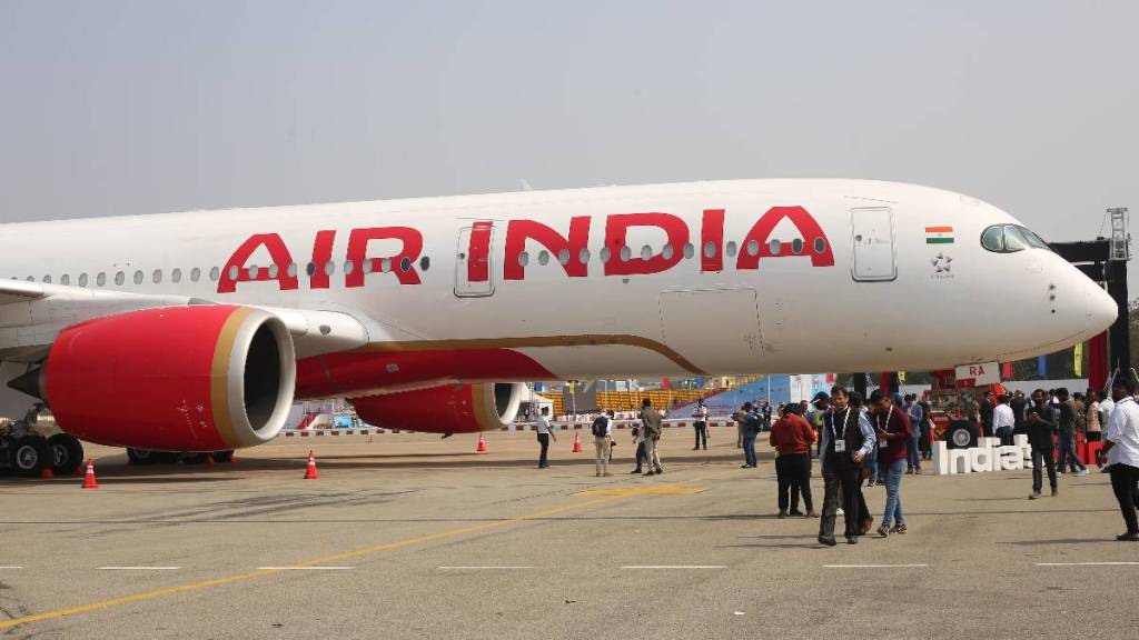 Air India Urinating