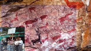 Ambadevi Shailashraya may be the oldest known mural paintings from the Stone Age in India