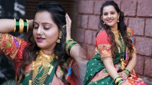 Amruta Bane Paithani Saree Premachi Goshta