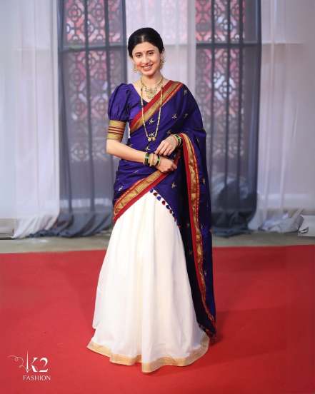 Ankita Prabhu Walawalkar Lehenga Look