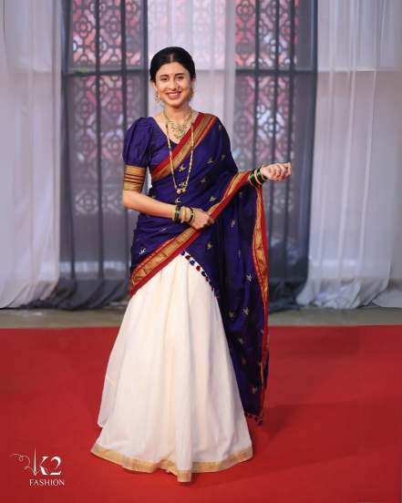 Ankita Prabhu Walawalkar Lehenga Look