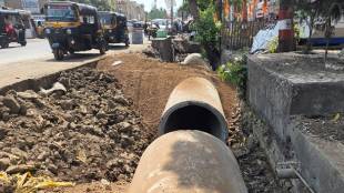 Work on underground sewers begins on main roads of Boisar