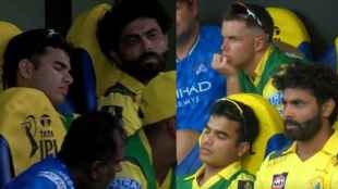 IPL 2025 CSK Player Vansh Bedi Falls Asleep During Runs Chace Against DC Photo Goes Viral