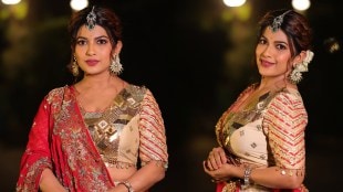 Dhanashri Kadgaonkar Lehenga Look Photoshoot