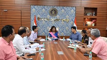 Vijayalakshmi Bidri orders to clear space near tree stumps