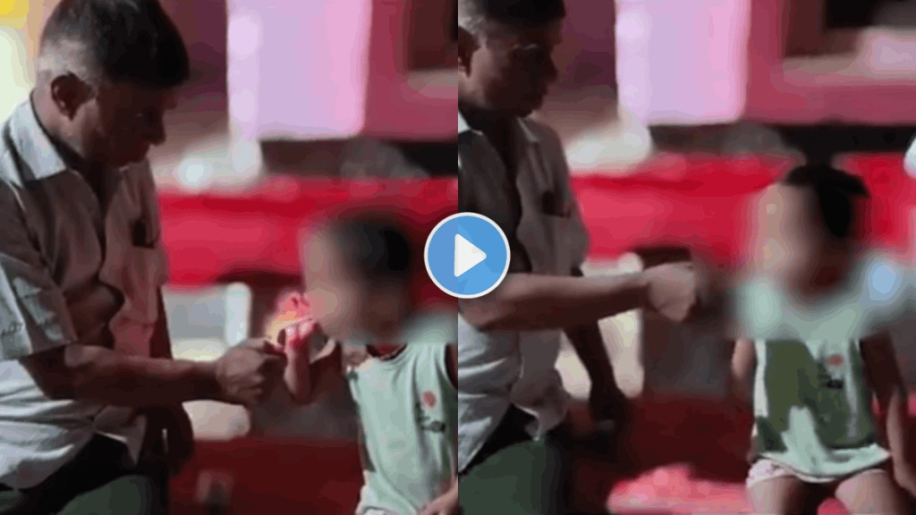 Shocking Video of Doctor gave cigarette to child and makes him smoke for treating cough viral video on social media