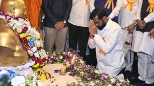Deputy Chief Minister Eknath Shinde Dr. Babasaheb Ambedkar chaitya bhoomi visit speech