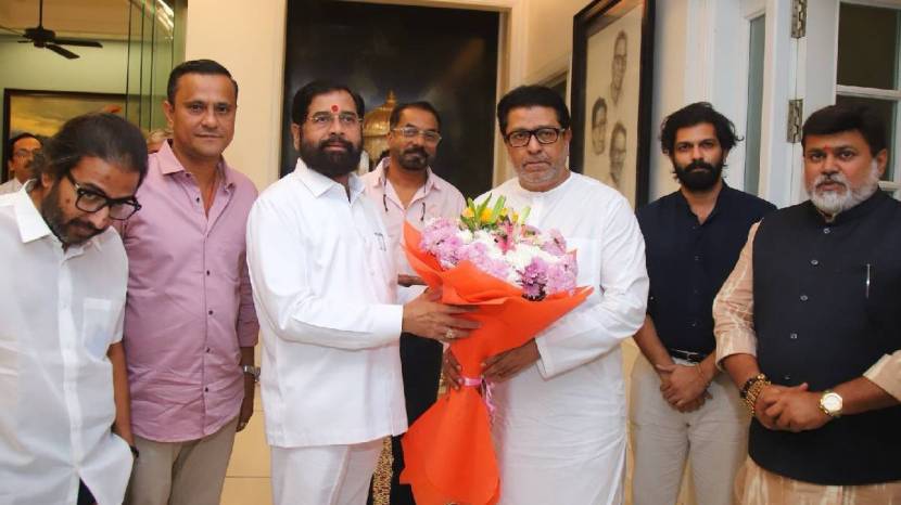 DCM Eknath Shinde Meets Raj Thackeray