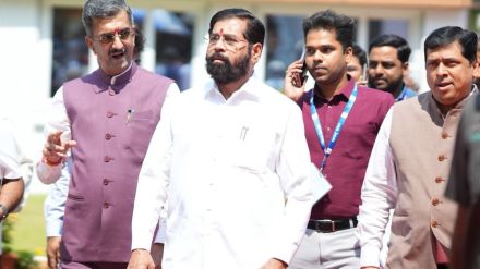 Eknath Shinde criticizes Uddhav Thackeray's Shiv Sena for its position on the Waqf Bill, raising the question of following Balasaheb or Rahul Gandhi.