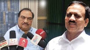 eknath khadse alleges girish Mahajan role in honey trap case against prafull lodha Jalgaon