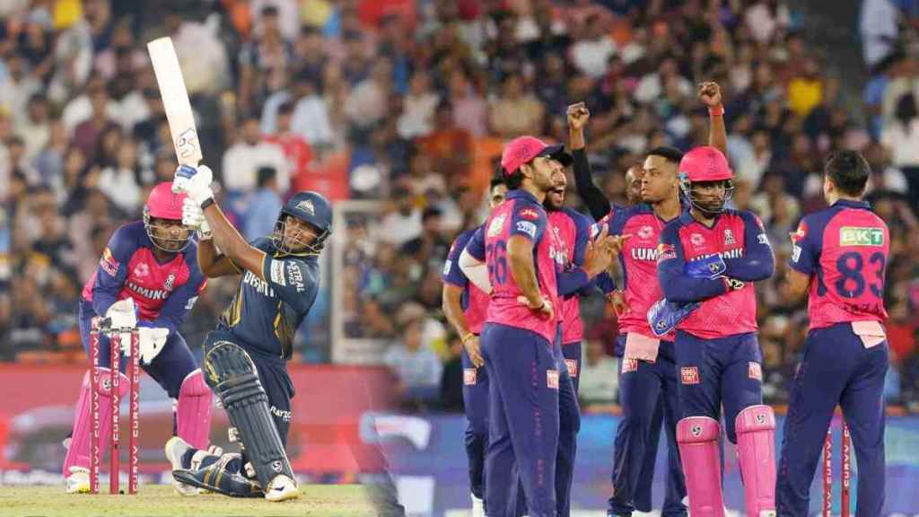 GT Vs RR Live Match Score Updates in Marathi