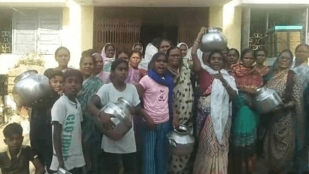 Ghagar Morcha water shortage navegaon bandh gondia