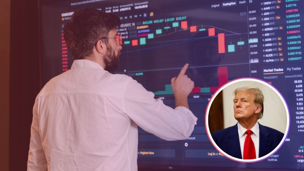 Indian stock market chart showing recovery after Trump’s April 2 tariffs