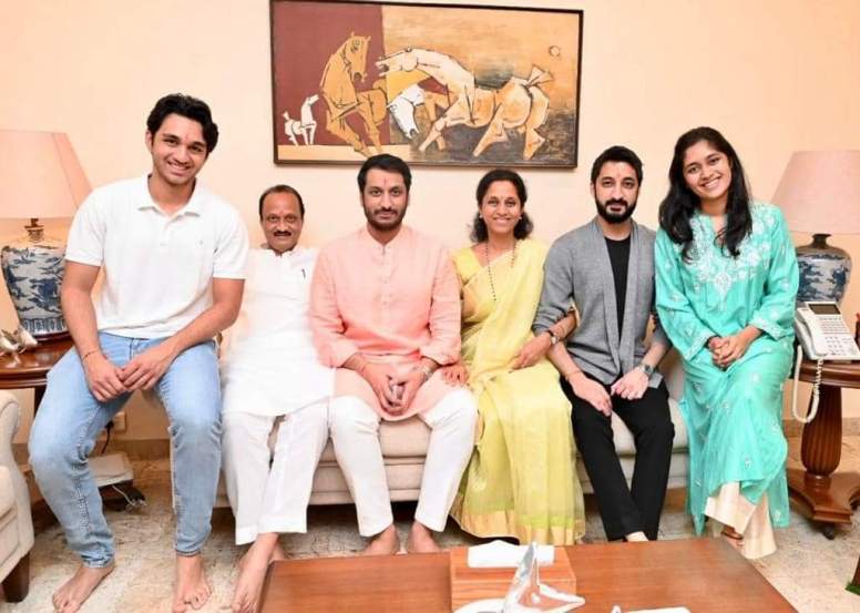 Jay Ajit Pawar Rutuja Patil Engagement Photos