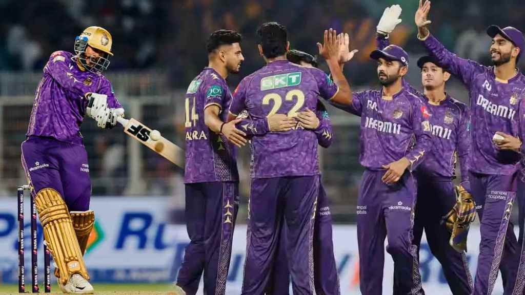 KKR beat SRH by 80 Runs Venkatesh Iyer Fifty Varun Chakravarthy Vaibhav Arora 3 Wickets IPL 2025
