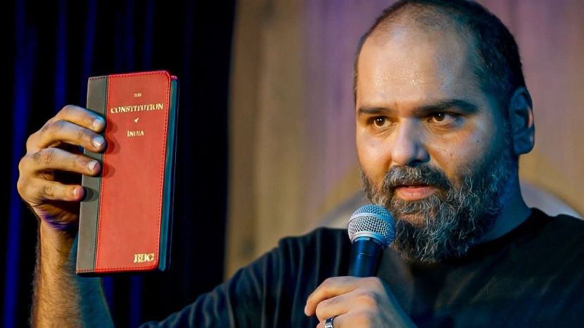 Kunal Kamra outside court amid case over 'gaddar' remark against Eknath Shinde