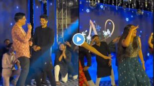 Viswanathan Anand D Gukesh dances on Main Hoon Don at Vidit Gujrathis wedding