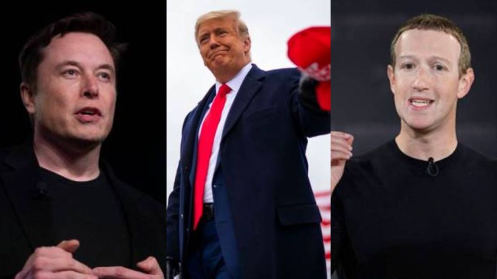 Elon Musk Mark Zuckerberg adds billions in their wealth after Donald Trump 90 days tariff pause marathi news