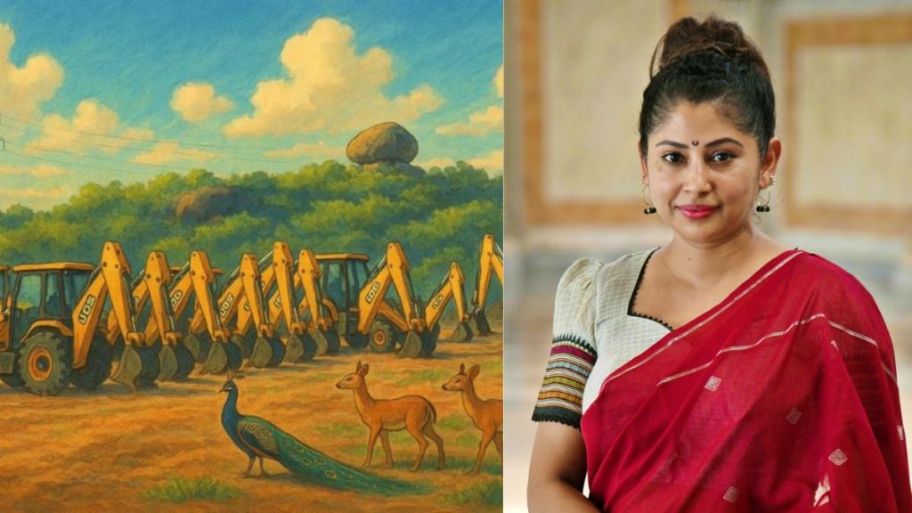 Telangana govt transfers IAS officer Smita Sabharwal after she reposts AI-generated Ghibli image of cutting of trees on a 400-acre Telangana govt transfers IAS officer Smita Sabharwal after she reposts AI-generated Ghibli image of cutting of trees on a 400-acre