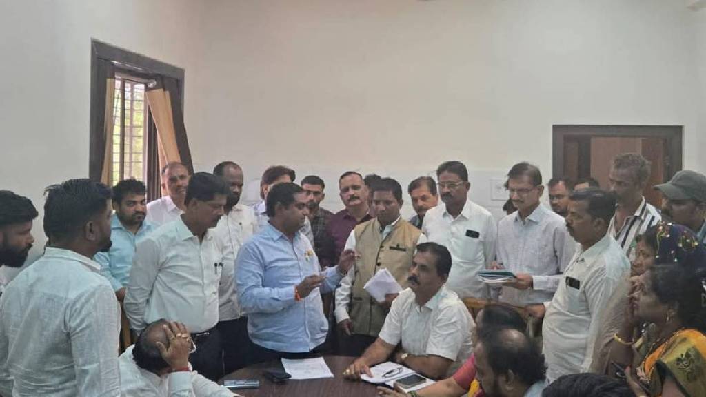 MLA Dr. Balaji Kinikar aggressive Jeevan Authority Water distribution Ambernath