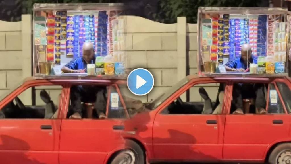 Man convert car into unique shop
