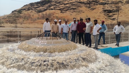 Manmad will get water through a new scheme, as the trial has been successful