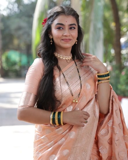 Mrunmayee Gondhalekar Saree Look