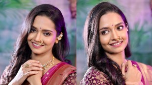 Navri Mitte Hitlerla fame Vallari Viraj shared saree special photos