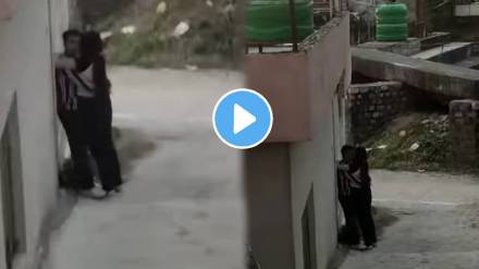 shocking video couple romancing back of the building then watch what happened next video viral