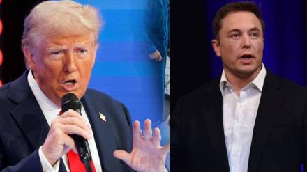 Donald Trump Elon Musk Protest