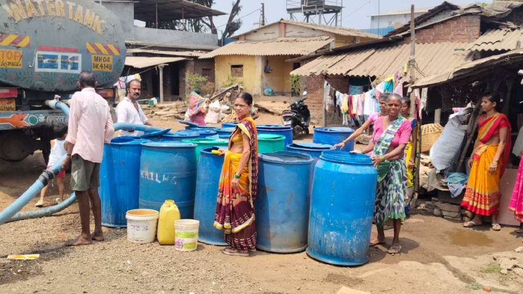 eastern part of vasai is suffering from water scarcity not getting abundant water