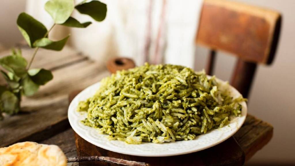 Palak Pulao Recipe