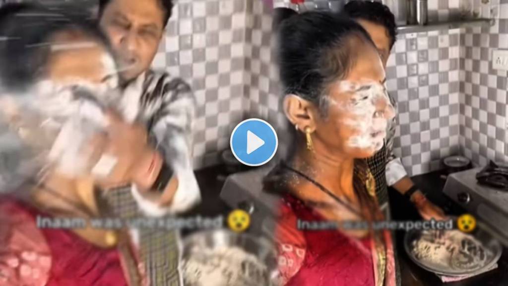 funny reel husband slaps wife