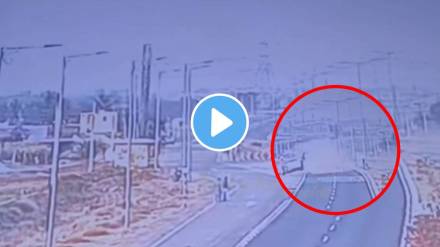 Accident shocking Viral Video 2 Dead As Car Flips Multiple Times, Man Thrown Out Of Vehicle in karnatak