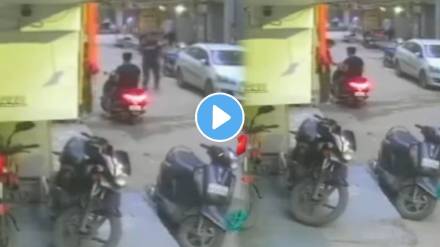 Shocking video Delhi teen dies after AC falls on head from 2nd floor, accident caught on camera