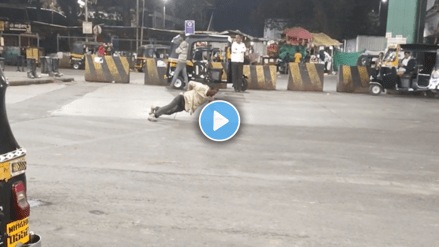 Pune Man Delivers Fitness Masterclass On Busy Swargate Road