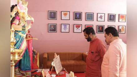 Rajan Vichare Sanjay Kelkar Chaitra Navratri festival thane