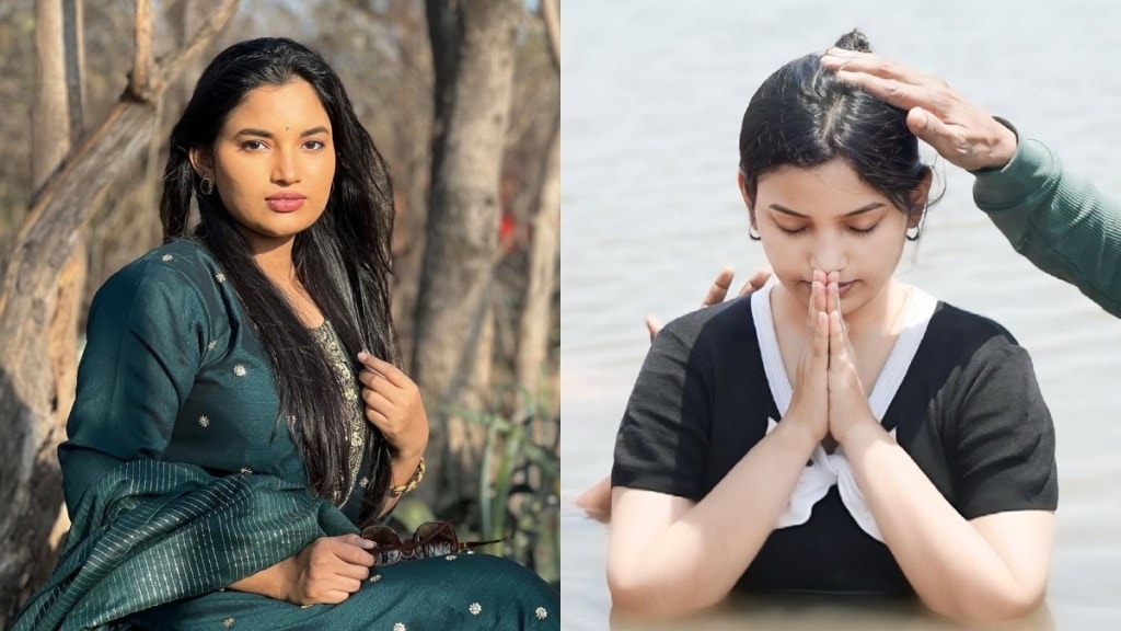 Rajeshwari Kharat reacts on Baptism accepting Christianity