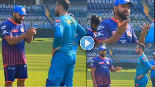 Rohit Sharma Gives Batting Tips to Abdul Samad Lucknow Batter Ahead MI vs LSG Clash Watch Video IPL 2025
