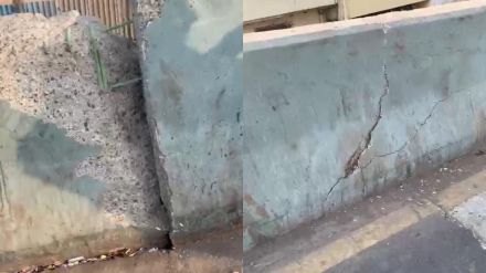 Security barriers breached travel on Ghatkopar-Mankhurd flyover unsafe