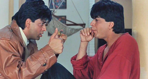 Shahrukh khan played double roles in these films gave this blockbuster