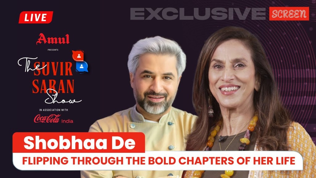 Shobhaa De live interview