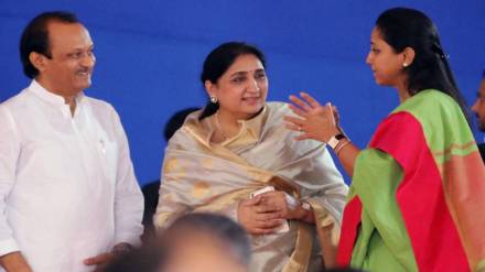 Sunetra Pawar and Supriya Sule