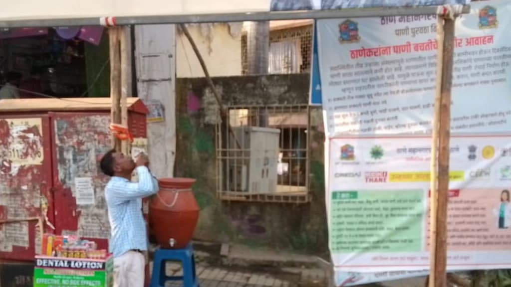 Thane Municipal Corporation, has started a project to set up 25 more temporary water booths in Thane